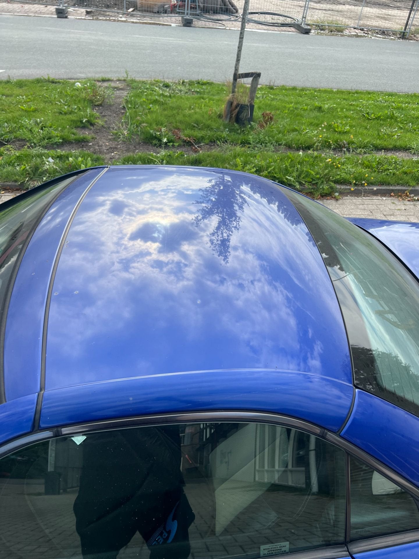 MERCEDES SLK R170 BLAUW 352 dak achterraam plaat 1996-2004, Gebruikt, Mercedes-Benz AG, Mercedes-Benz, Mercedesstrasse 120
70372  Stuttgart, DE