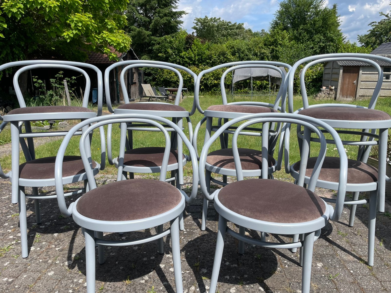 Thonet stijl Bistro Stoelen 10 stuks, Enlèvement, Neuf, sans emballage