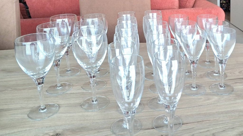 Verre en cristal pour vos fêtes, Ophalen, Nieuw, Glas