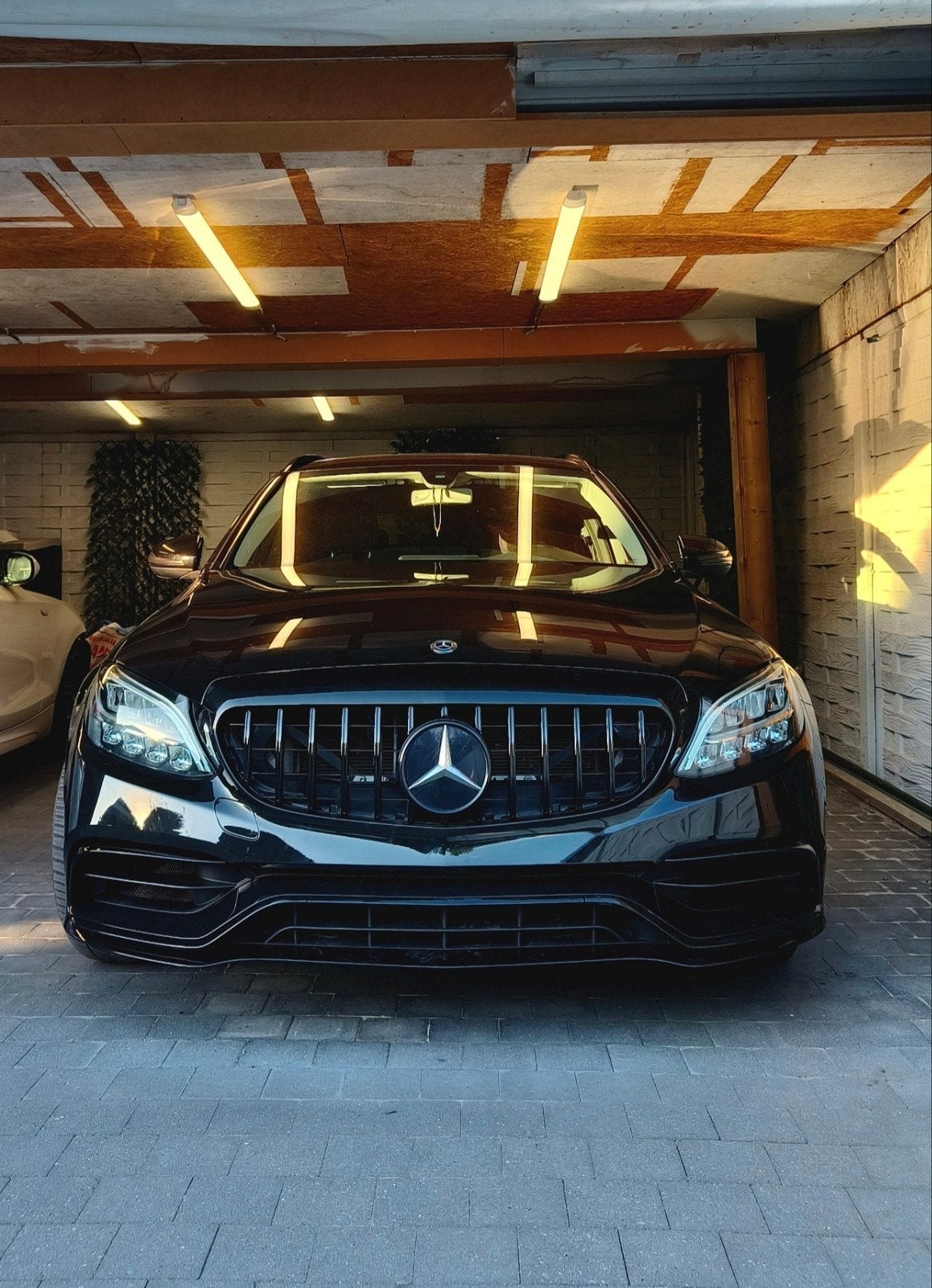 Mercedes c klasse 2018, Auto's, Dealer onderhouden, Achterwielaandrijving, Zwart, 4 cilinders