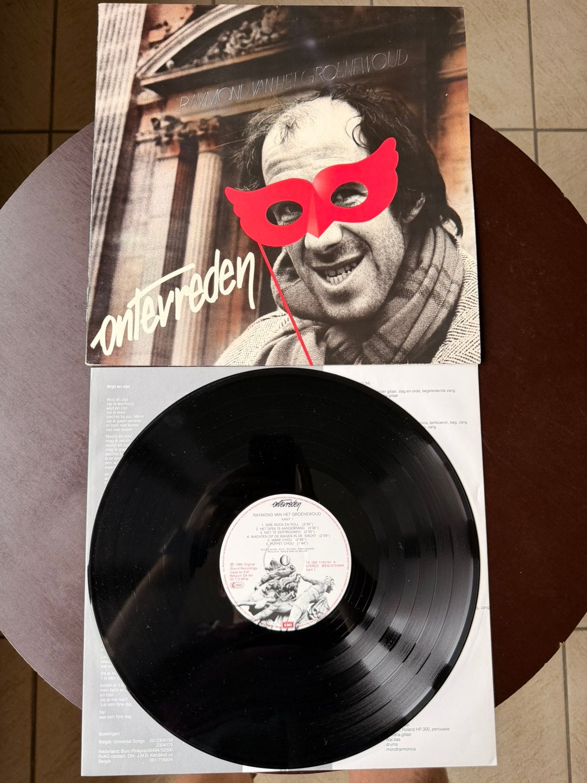 Raymond van het Groenewoud – Ontevreden | Vintage Vinyl LP, Enlèvement, Comme neuf, LP