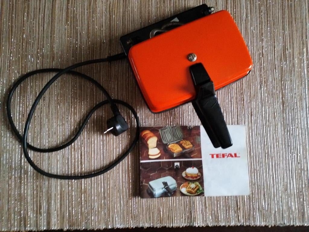 Tefal, appareil croque monsieur Vintage, Ophalen, Gebruikt