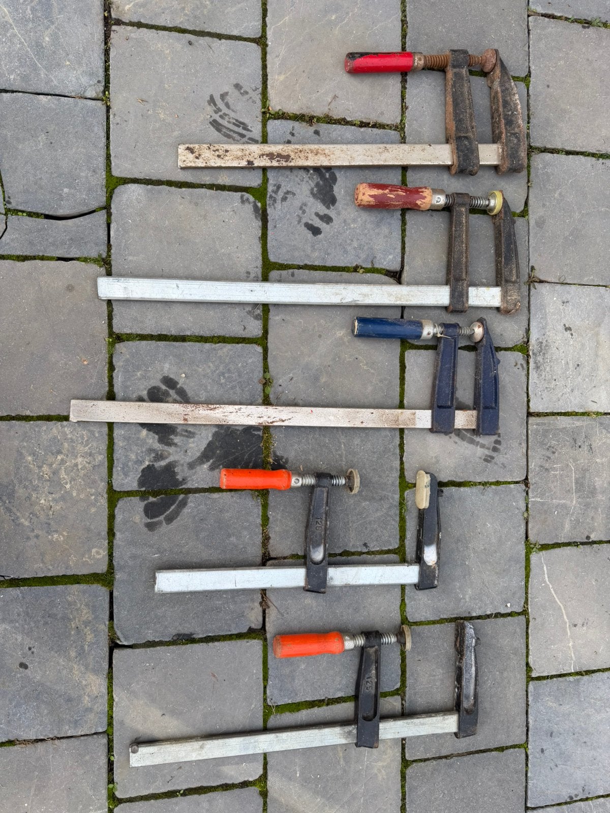 5 spanvijzen - serre-joints, Ophalen of Verzenden, Zo goed als nieuw