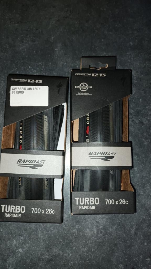 Sworks rapid air turbo 26mm Nieuw 2 stuks voor 40€, Fietsen en Brommers, Ophalen of Verzenden