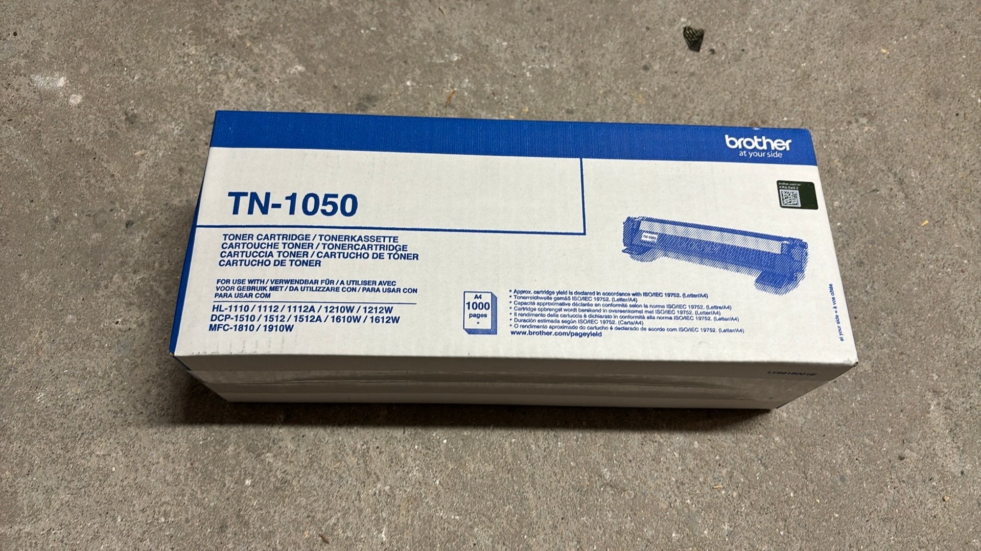 Brother laser printer toner tn-1050, Informatique & Logiciels, Enlèvement ou Envoi, Neuf, Toner