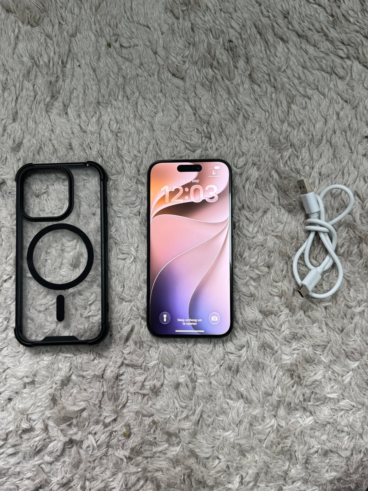 iPhone 15 Pro Zwart - 256 GB - Nieuw Staat!, Zwart, Zo goed als nieuw, Ophalen, 256 GB