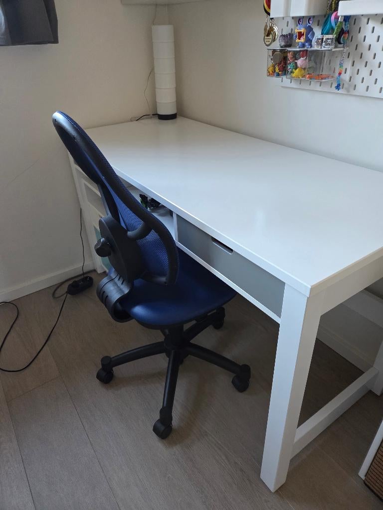 Bureau met ladeblok van Bopita, Huis en Inrichting, Ophalen, Opbergruimte, Zo goed als nieuw, 140 cm