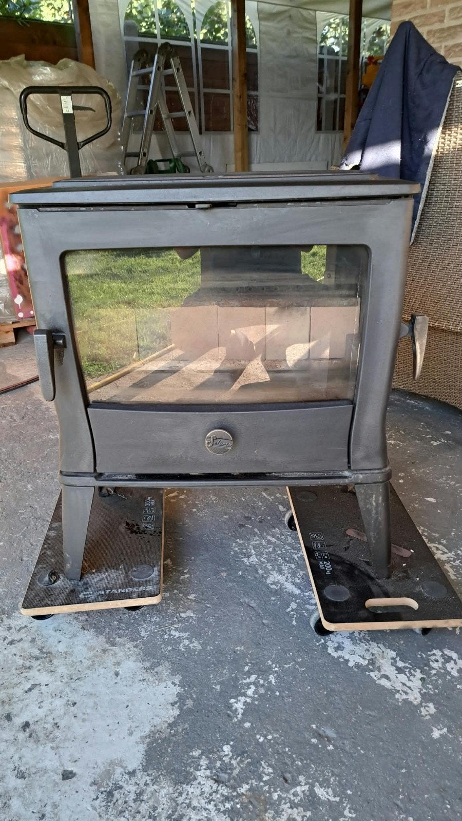 gietijzeren hout- & kolenkachel Selecta Maxim 55, Huis en Inrichting, Ophalen, Gebruikt, Overige brandstoffen, Houtkachel