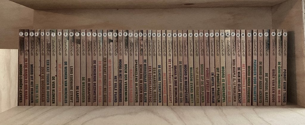 65-delige pocket-boekenreeks Agatha Christie, Boeken, Ophalen of Verzenden, Zo goed als nieuw, Agatha Christie