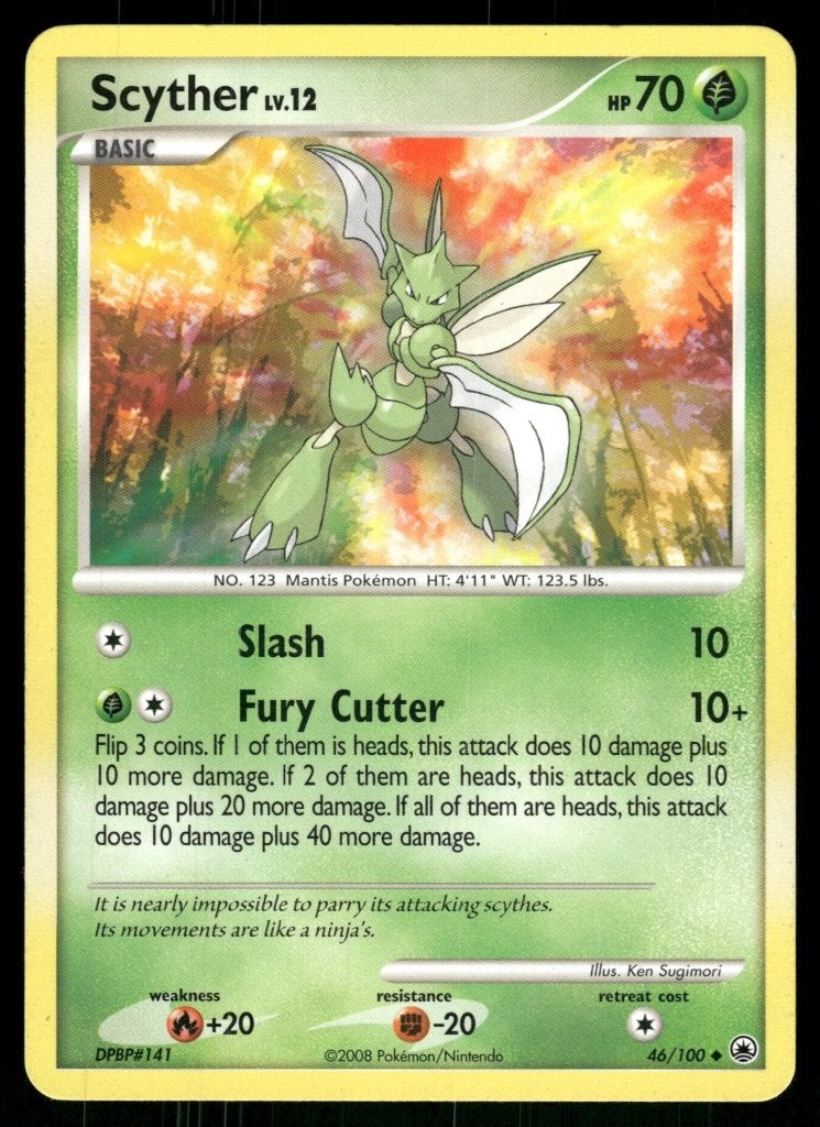 Scyther 46/100 - Majestic Dawn, Envoi, Utilisé