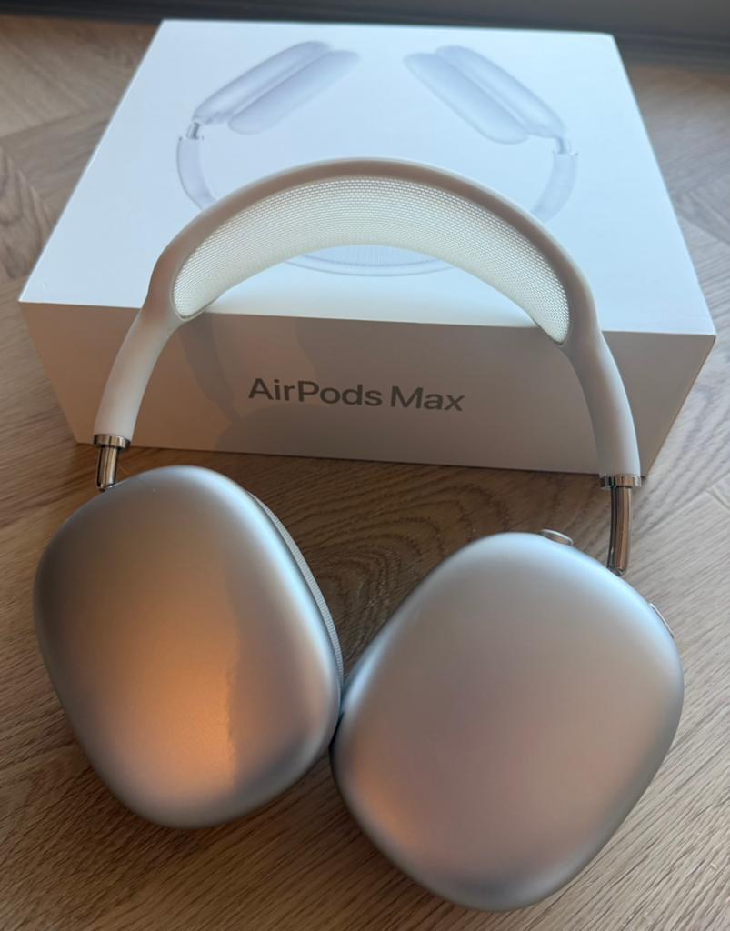 Apple AirPods Max Wireless - Silver - Over-Ear Headphones, Zo goed als nieuw, Over oor (circumaural), Draadloos, Ophalen