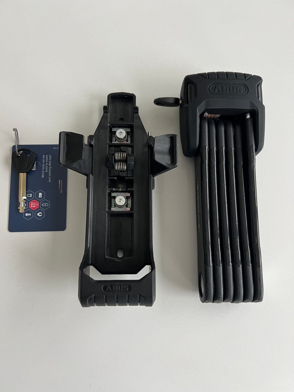 Fietsslot Abus zwenk bordo x plus 6500k sh 90cm zw, Ophalen, Zo goed als nieuw