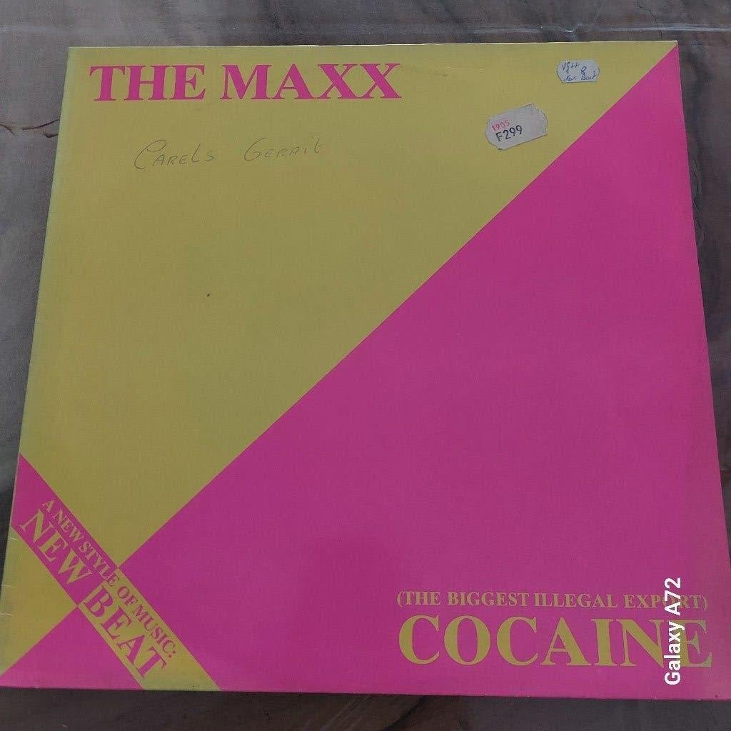 the maxx cocaine 12 inch maxi, Gebruikt, Maxi-single, 1980 - 1989, Ophalen of Verzenden