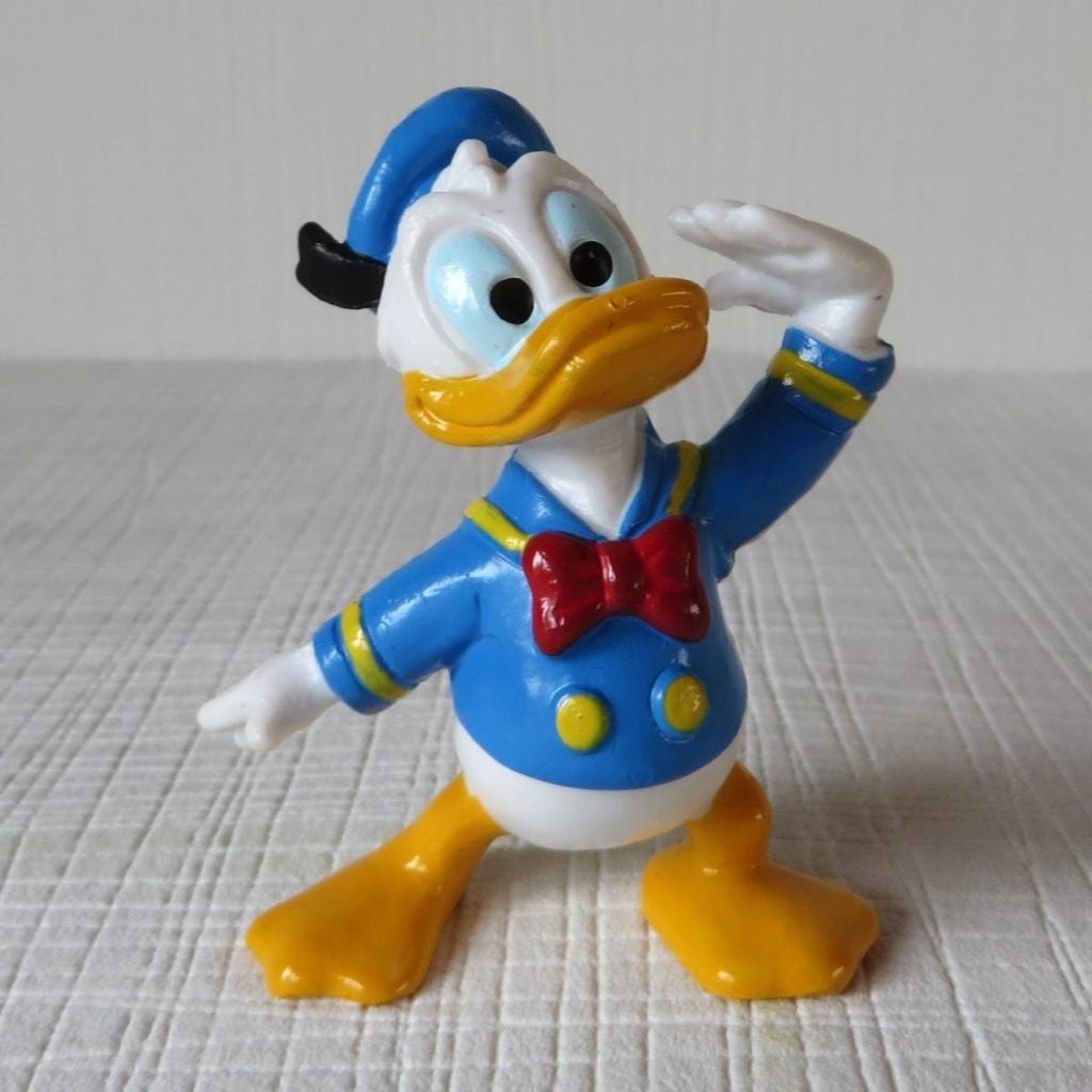 Vintage Donald Duck Bullyland, Verzamelen, Ophalen of Verzenden, Zo goed als nieuw