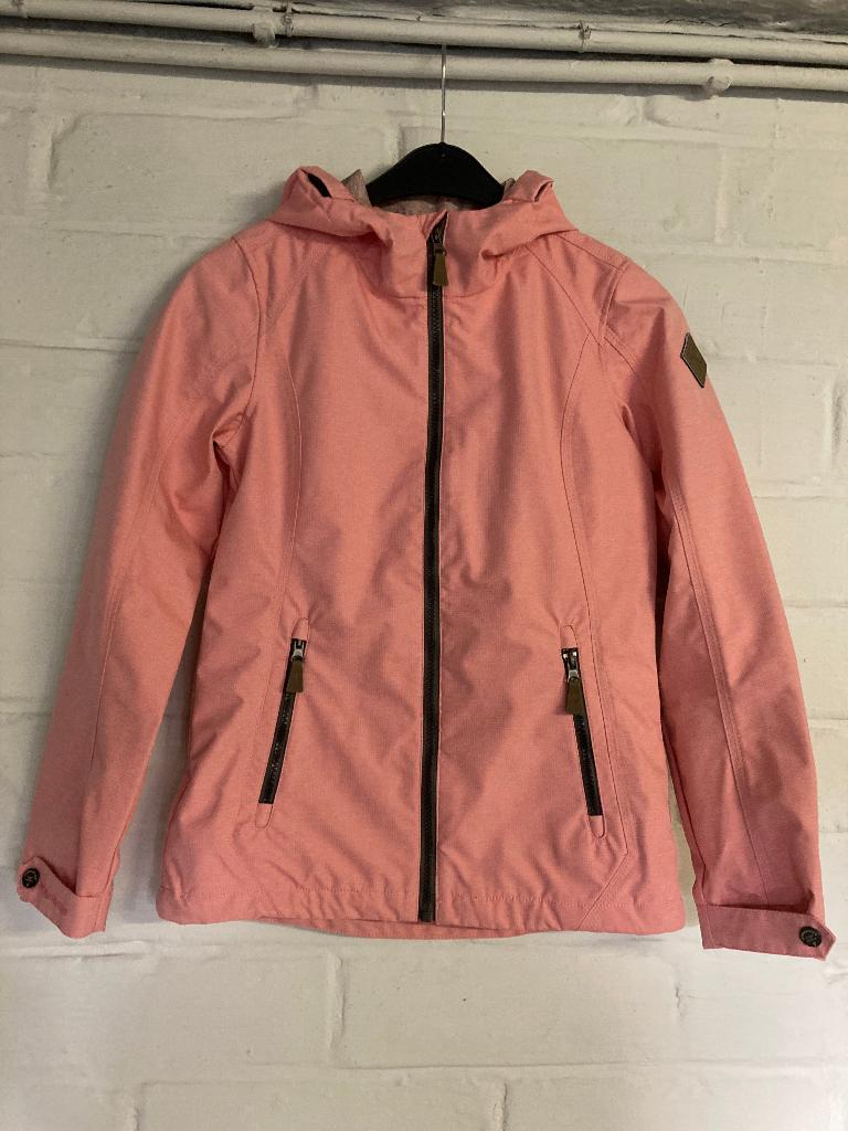 Zalmkleurige zomervest met rits + kap, 152, 12 j, ayacucho, Meisje, Ophalen of Verzenden, Zo goed als nieuw, Ayacucho