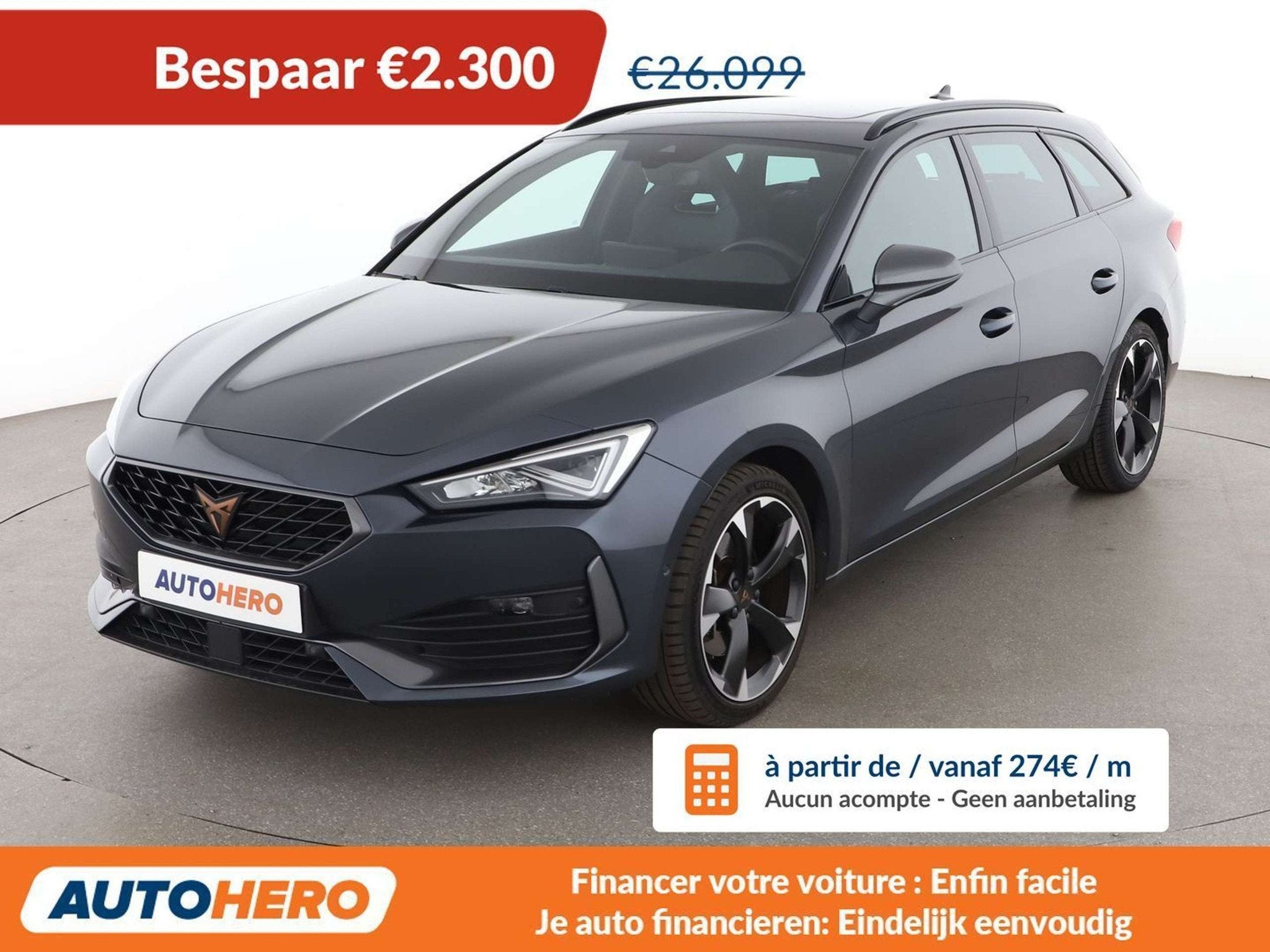 CUPRA Leon 2.0 TSI (bj 2023, automaat), Auto's, https://public.car-pass.be/vhr/39924e78-f799-426d-95b2-748a8e1480c8, Gebruikt