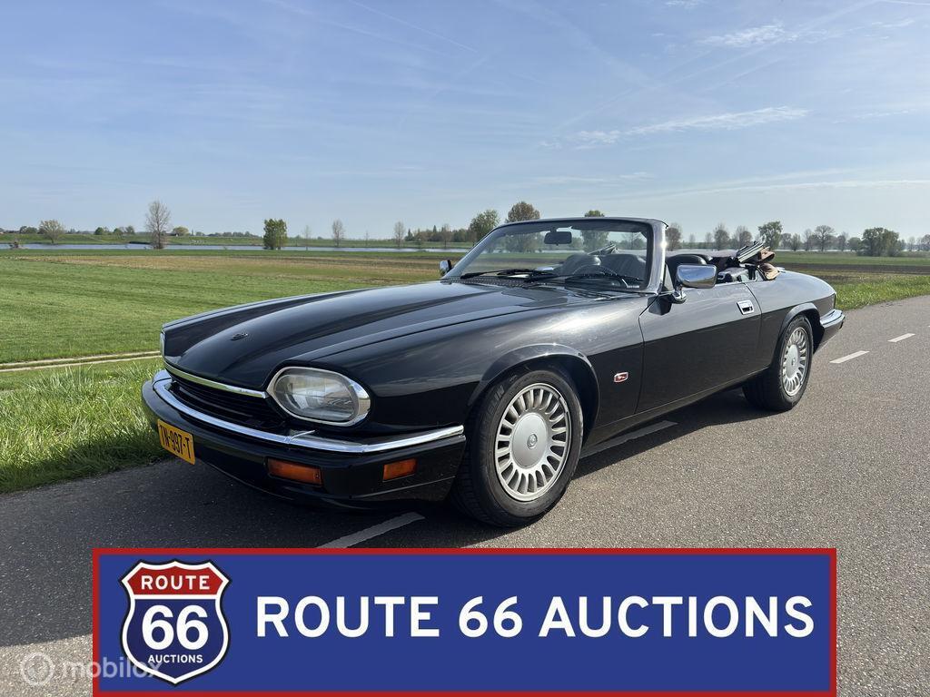 Jaguar XJS Cabriolet | 1995 | Route 66 Auctions, Zwart, Bedrijf, Handgeschakeld, Overige carrosserie