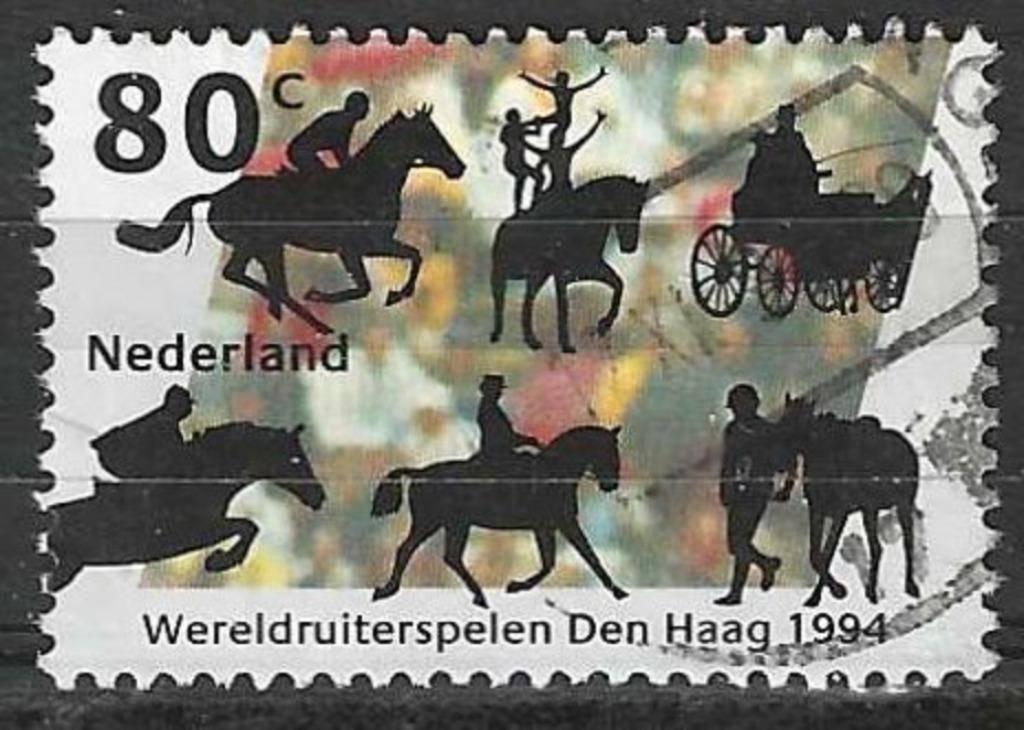 Pays-Bas 1994 - Yvert 1483 - Sport équestre (ST), Envoi, Affranchi