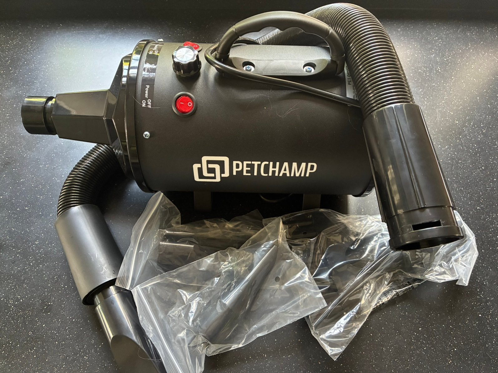 Petchamp professionele dierenföhn met opzetstukken, Dieren en Toebehoren, Ophalen, Nieuw