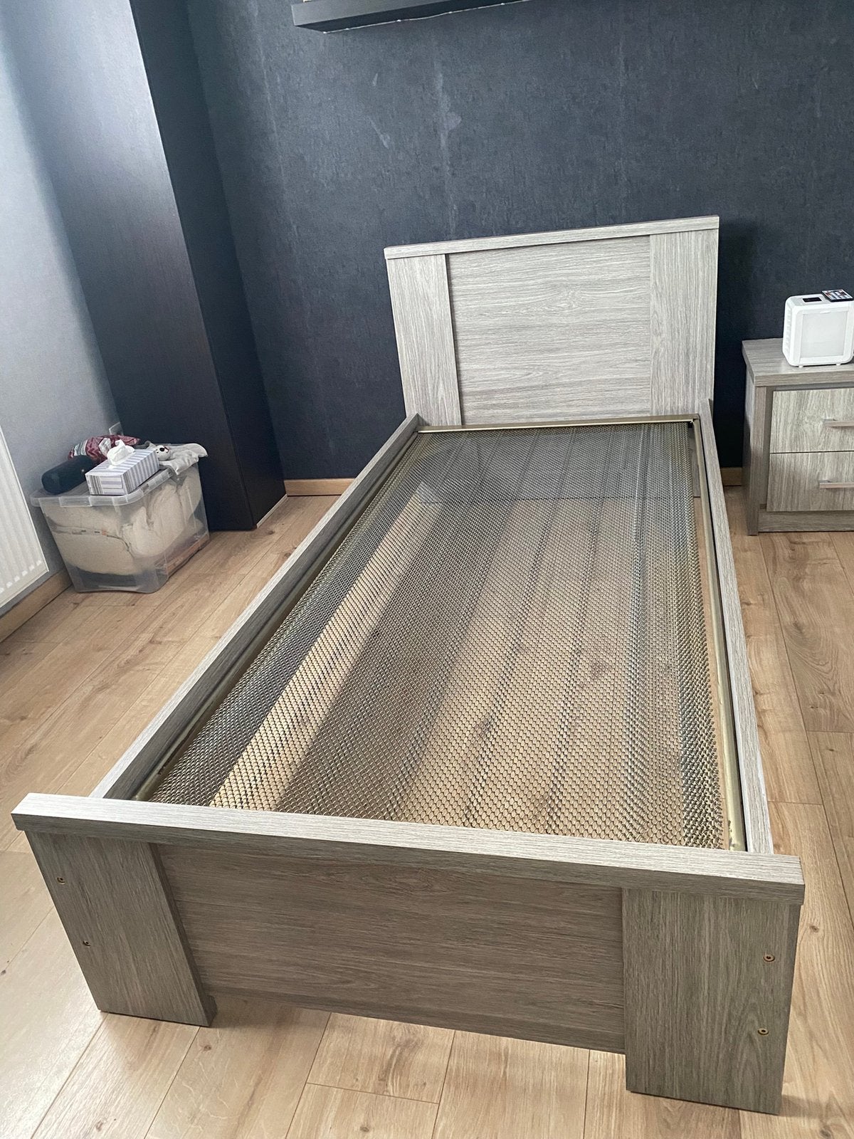 Bed eenpersoons 90 op 200, Ophalen, Gebruikt, 90 cm, Eenpersoons