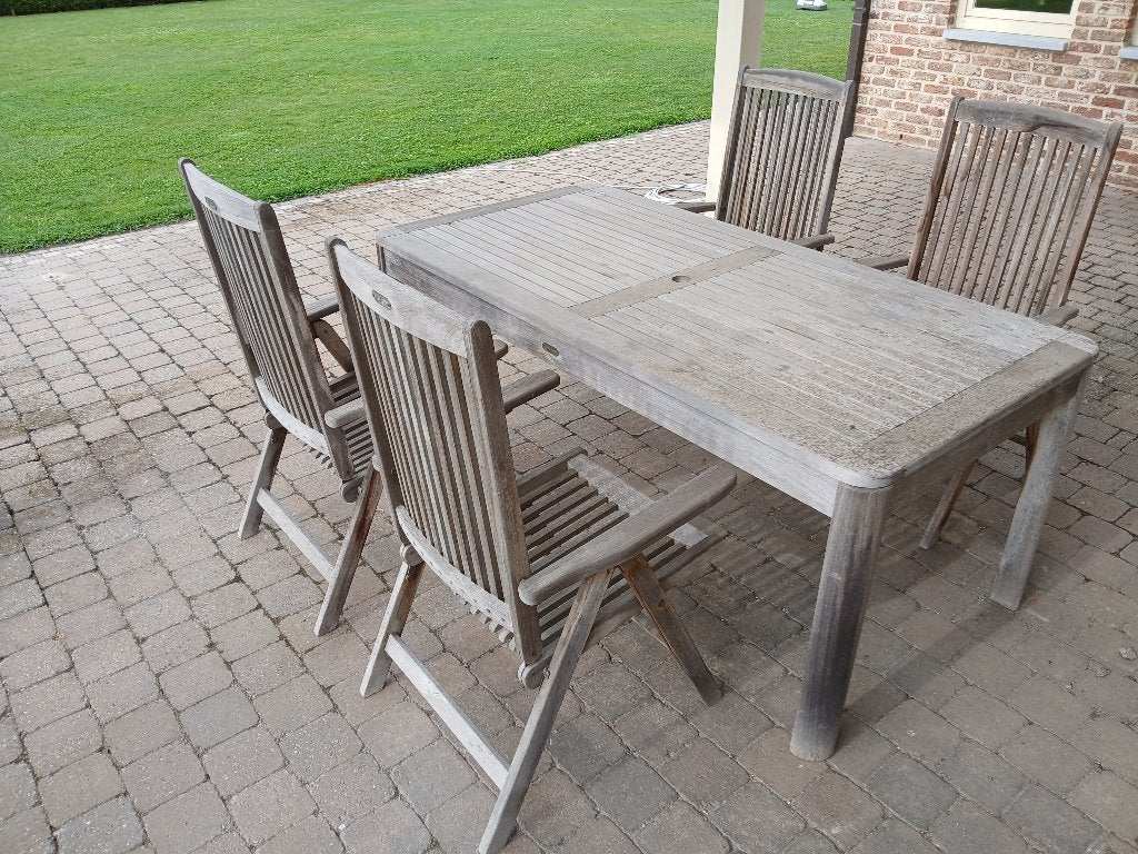 tuinstel, Ophalen, 4 zitplaatsen, Gebruikt, Tuinset