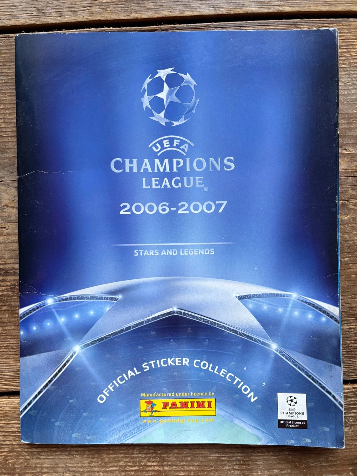 ALBUM PANINI FOOTBALL UEFA CHAMPIONS LEAGUE 2006-2007, Collections, Enlèvement ou Envoi, Utilisé, Sport