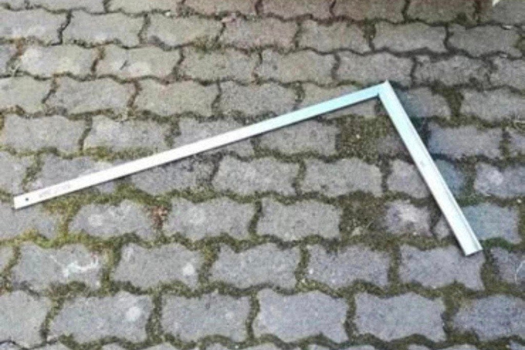 grande équerre neuve 110cm sur 50cm, Enlèvement ou Envoi