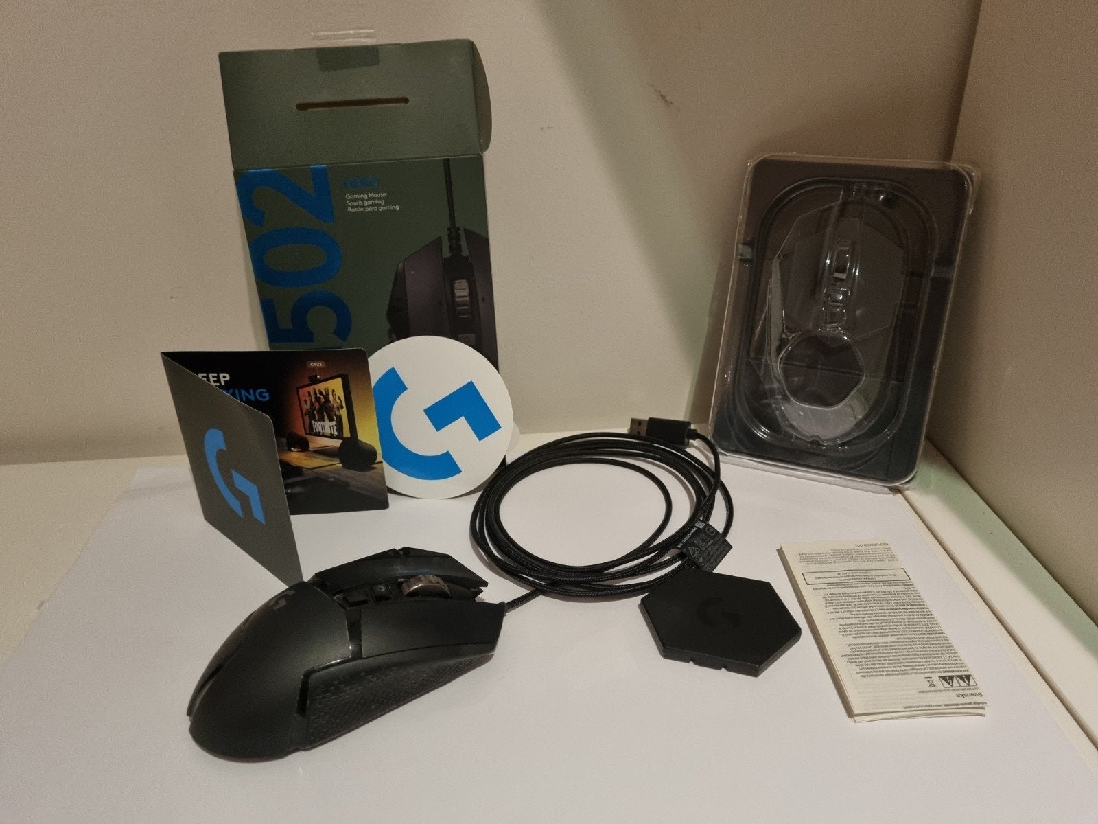 Logitech G502 HERO – Gamingmuis – CIB / Complete In Box, Informatique & Logiciels, Enlèvement ou Envoi
