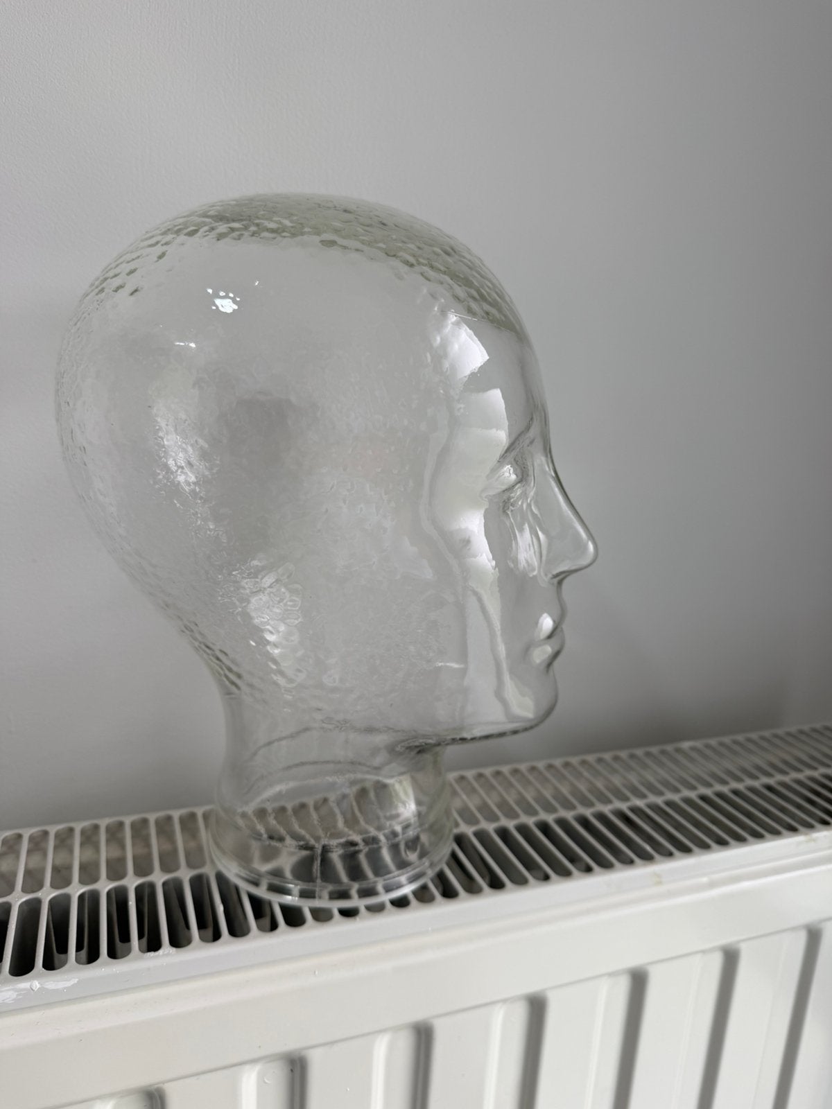 Glazen hoofd, Antiek en Kunst, Ophalen of Verzenden