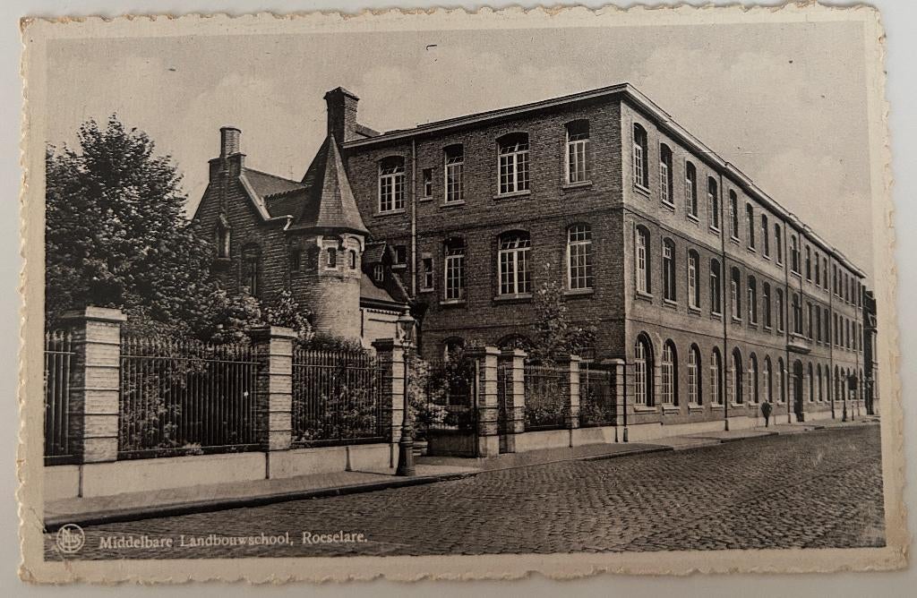 Postkaart Middelbare Landbouwschool Roeselare, Verzenden, 1940 tot 1960, Ongelopen, West-Vlaanderen