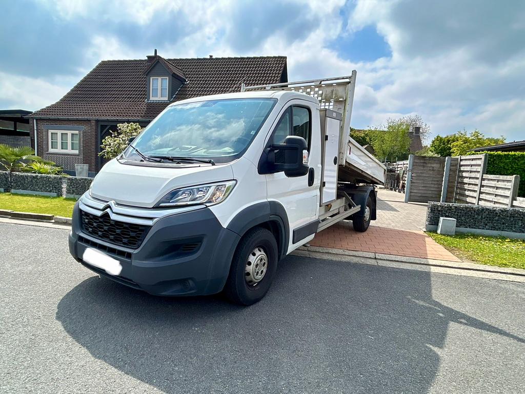 Citroen jumper benne basculante..2018..gps..airco, Autos, Achat, Euro 6, Citroën, Diesel