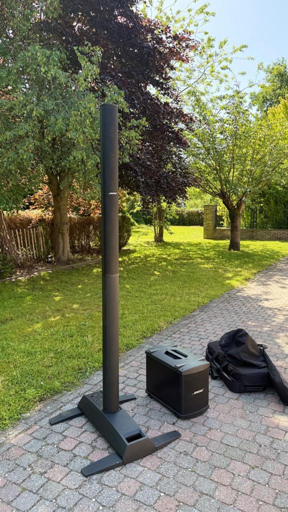 Bose L1 systeem (model II) met sub en hoezen., Muziek en Instrumenten, Ophalen, Gebruikt, 500 tot 1000 watt, P.A.