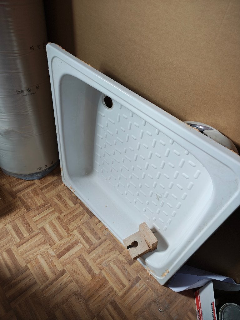 Douchebak, Doe-het-zelf en Bouw, Ophalen, Gebruikt, Douche