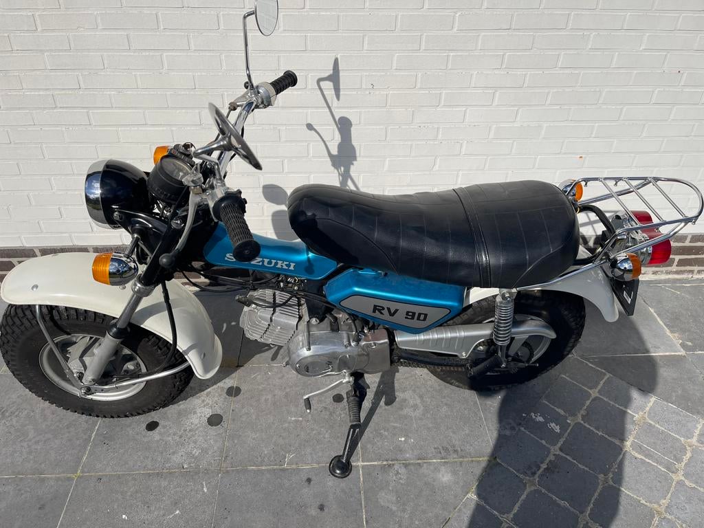Suzuki RV 90x2 met wisselstukken, Motoren, Motoren | Suzuki, Bedrijf, 89 cc