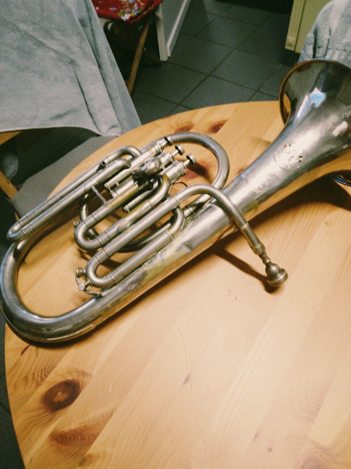 Kleine alto tuba ,merk zie  foto, s belgie, Ophalen