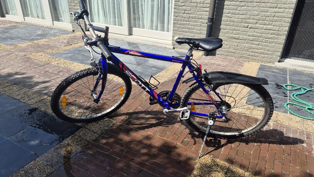 Fiets, Fietsen en Brommers, Fietsen | Heren | Herenfietsen, Velgrem, Versnellingen, Zo goed als nieuw, 65 cm of meer