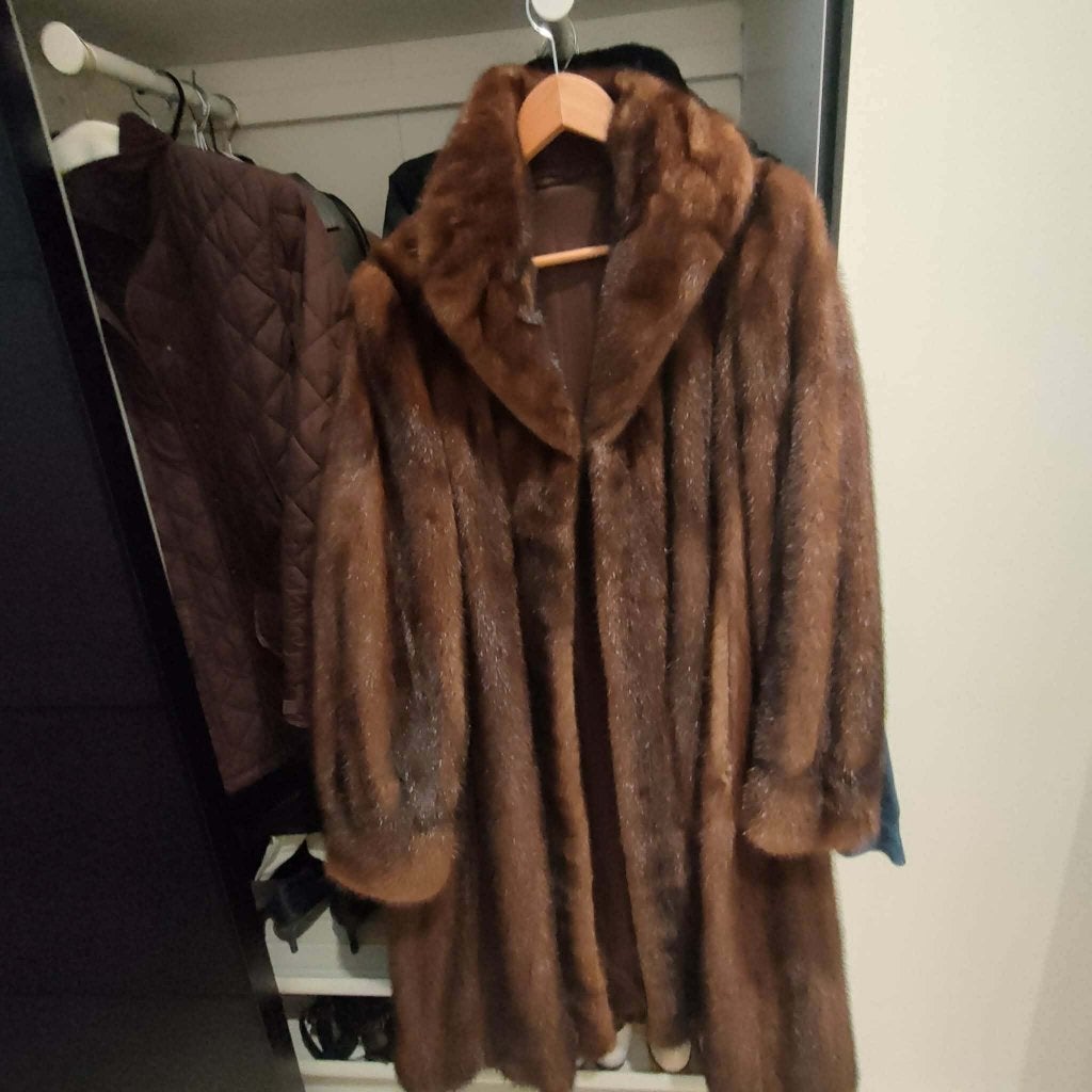 Bontjas, Bruin, Maat 42/44 (L), Fendi, Ophalen of Verzenden