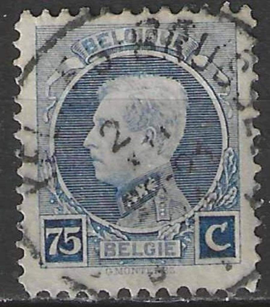 Belgie 1921/1927 - Yvert/OBP 213 - Koning Albert I (ST), Postzegels en Munten, Verzenden, Gestempeld, Gestempeld, Koninklijk huis