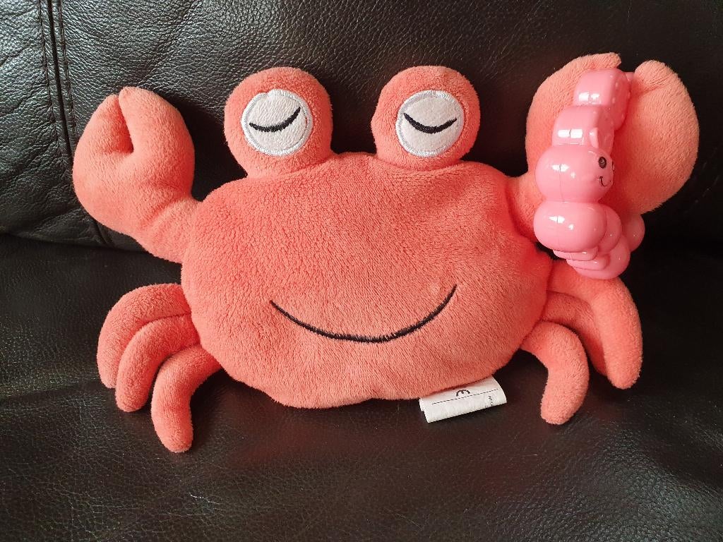 Leuke krabknuffel met rammelaar van Casa, Ophalen of Verzenden, Gebruikt, Rammelaar