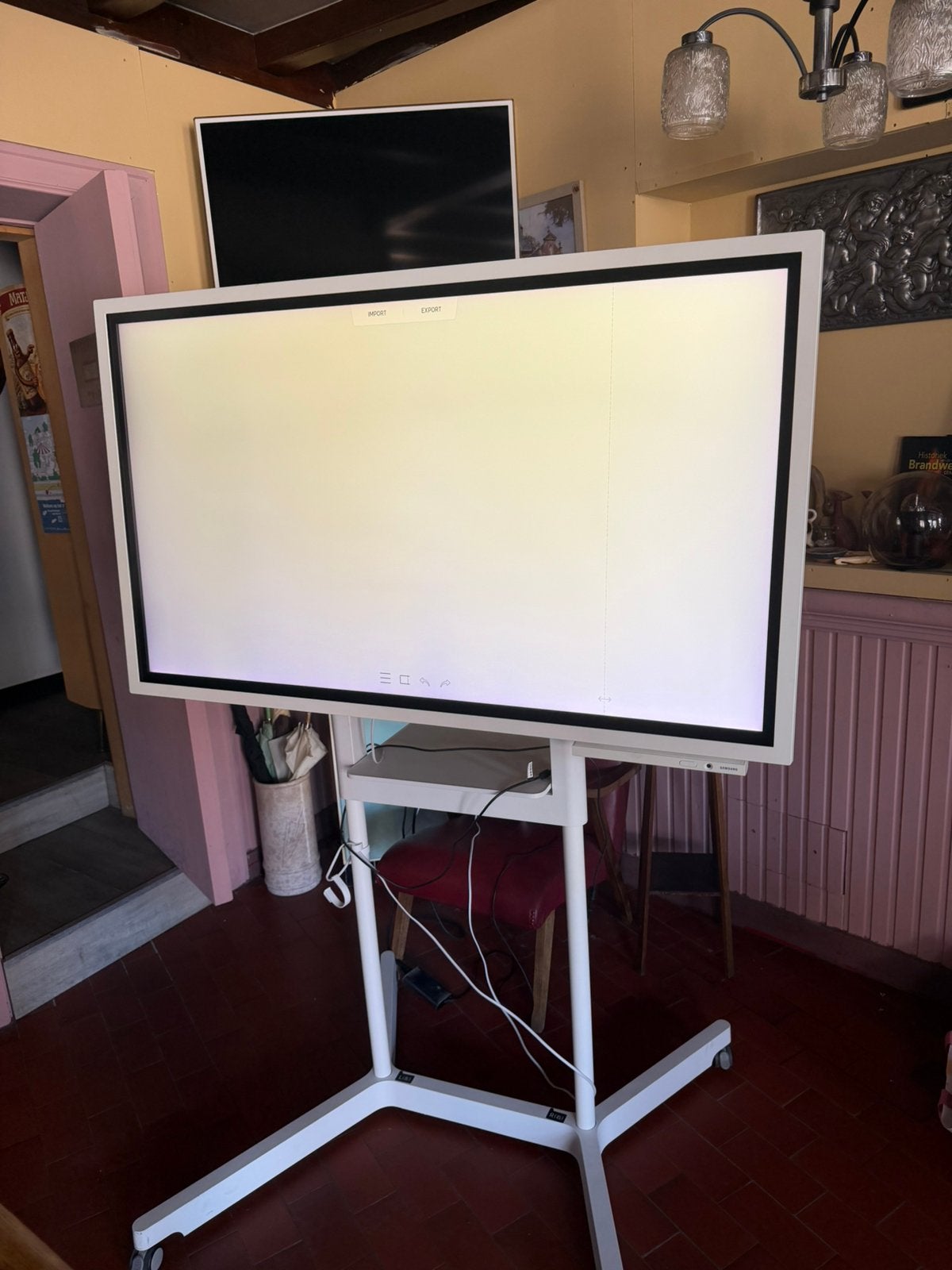 Samsung flip 55 inch, Ophalen, Gebruikt