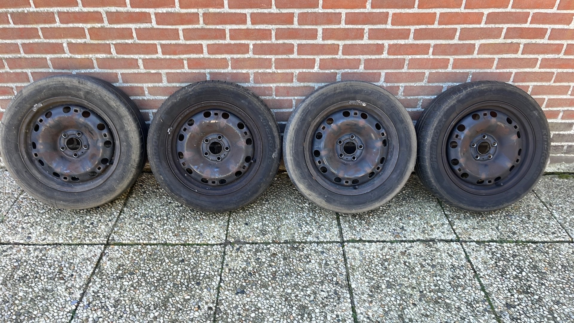 Stalen velgen VW Polo, Ophalen, Zomerbanden, Velg(en)
