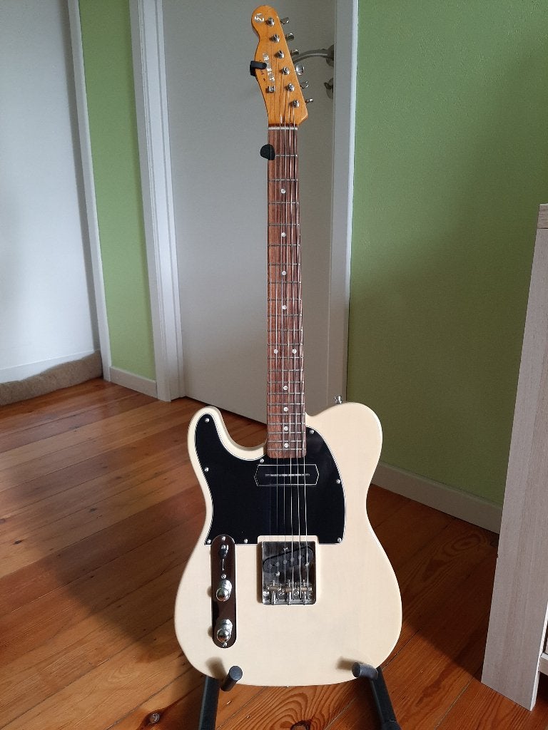 Telecaster London City Comet MKI gaucher + C.C. pickup, Musique & Instruments, Enlèvement, Utilisé, Solid body, Autres marques