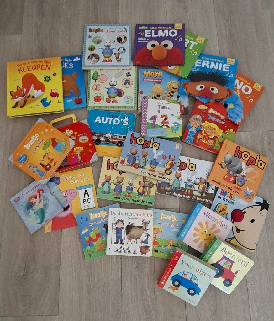 Pakket kinderboeken (Hopla, Kaatje, Bumba, Sesamstraat...), Enlèvement, Comme neuf