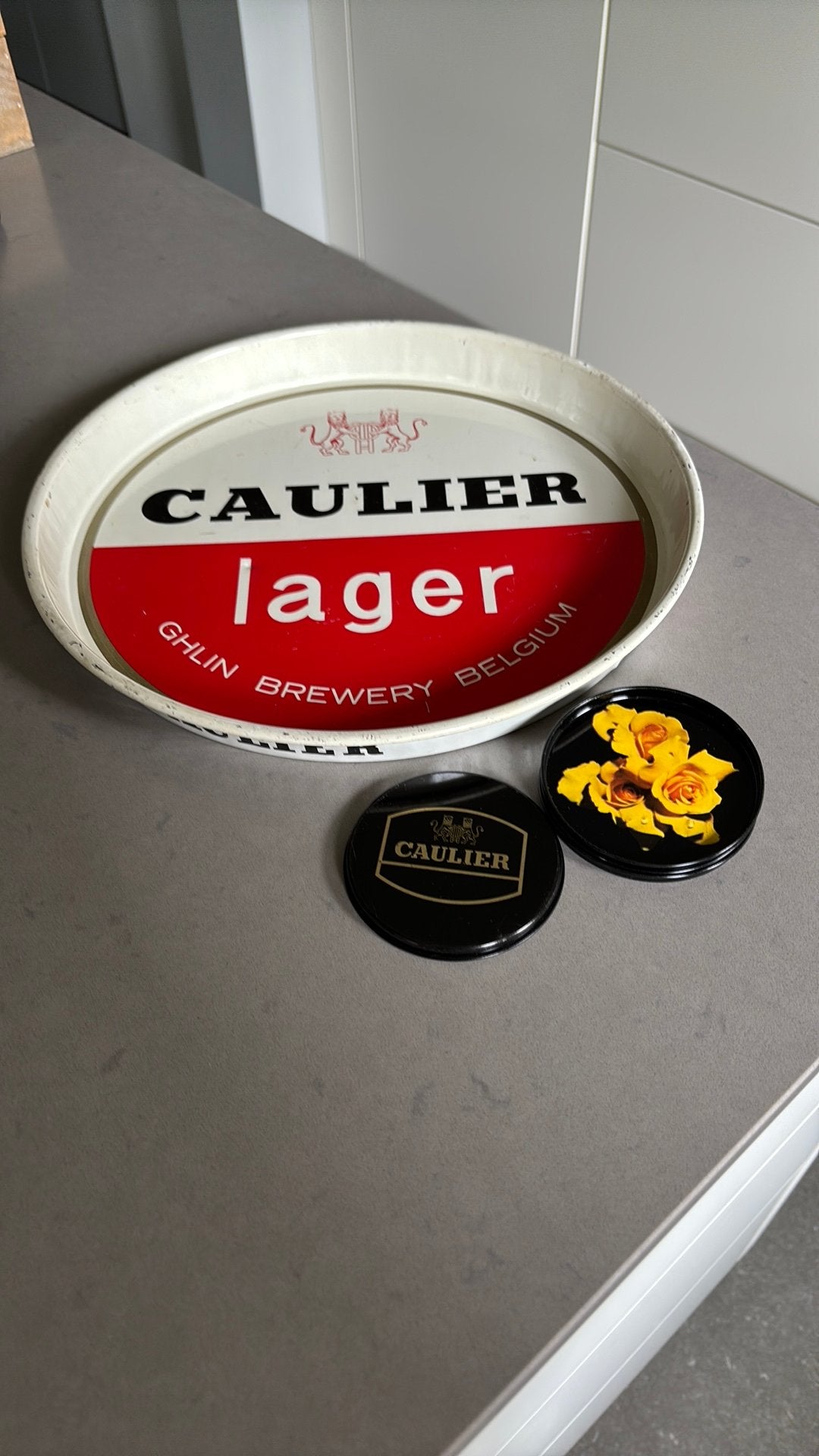 Roulement CAULIER, Collections, Marques de bière, Enlèvement ou Envoi, Utilisé