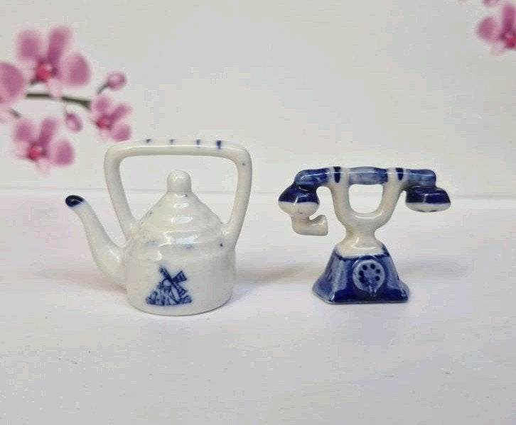 💙 Porseleinen Miniaturen Beeldjes, Antiek en Kunst, Ophalen of Verzenden