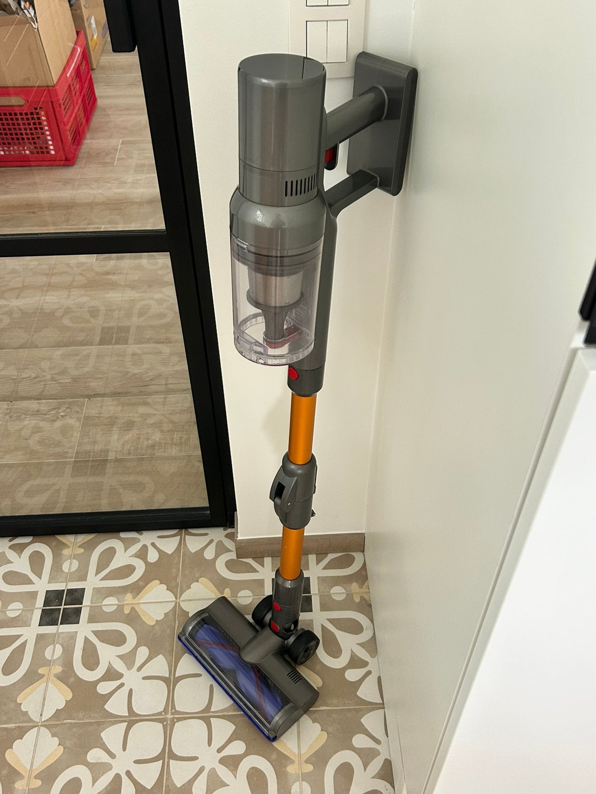 Draadloze steelstofzuiger (plooibare buis), Enlèvement, Comme neuf, Aspirateur balai