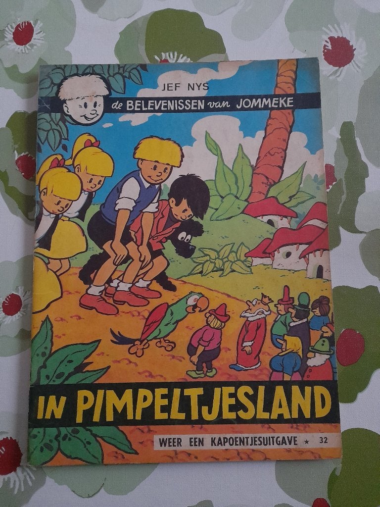 Jommeke nr 32 "In Pimpeltjesland"eerste druk 1967, Boeken, Ophalen of Verzenden, Gelezen