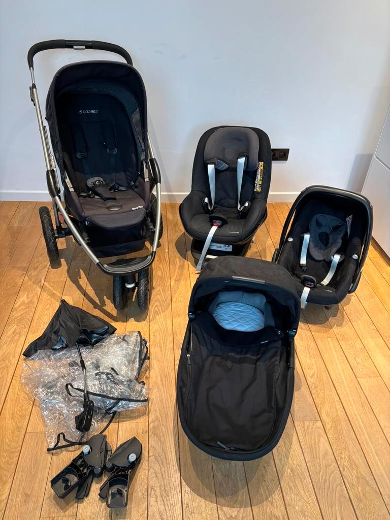 Poussette Maxi-cosy Mura plus 3 en 1 tout terrein, Enfants & Bébés, Poussettes & Combinaisons, Comme neuf, Poussette combi, Maxi-Cosi