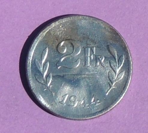 1944 2 francs "Libération", Verzenden, Metaal, Losse munt