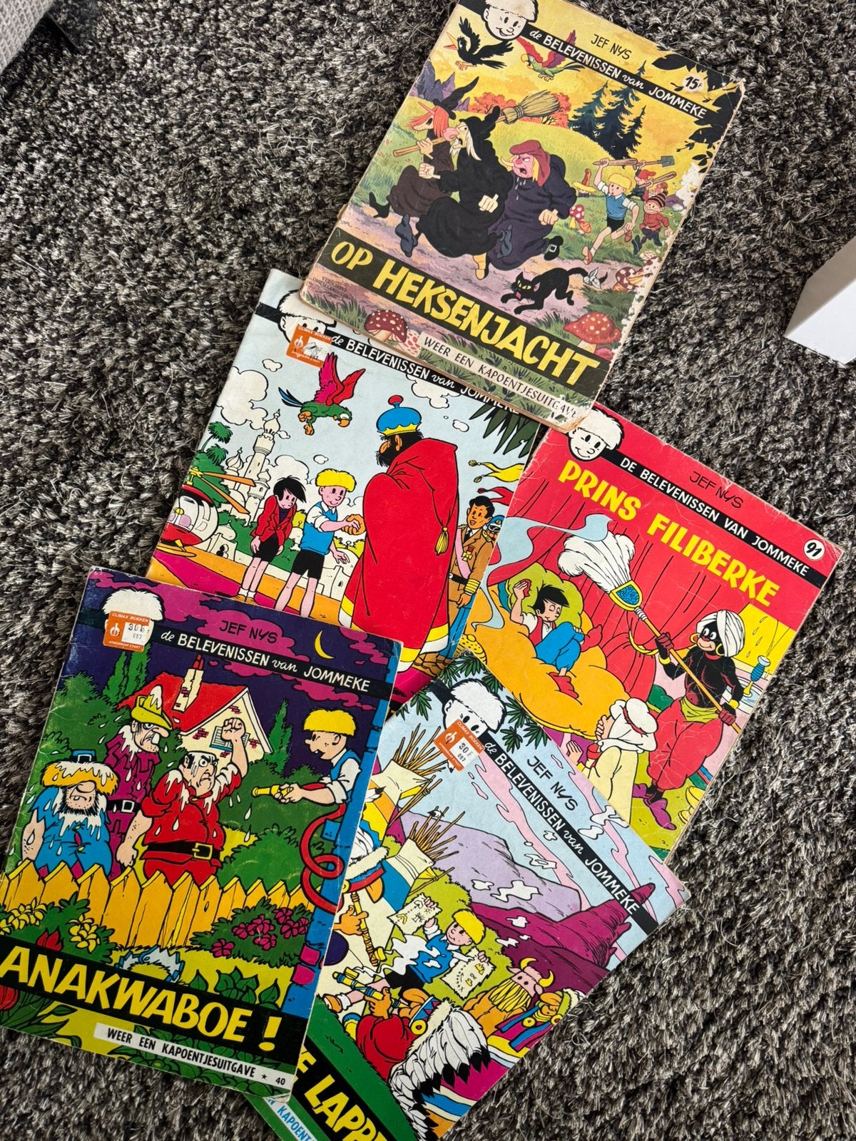 Bandes dessinées Jommeke, Plusieurs BD, Enlèvement, Utilisé